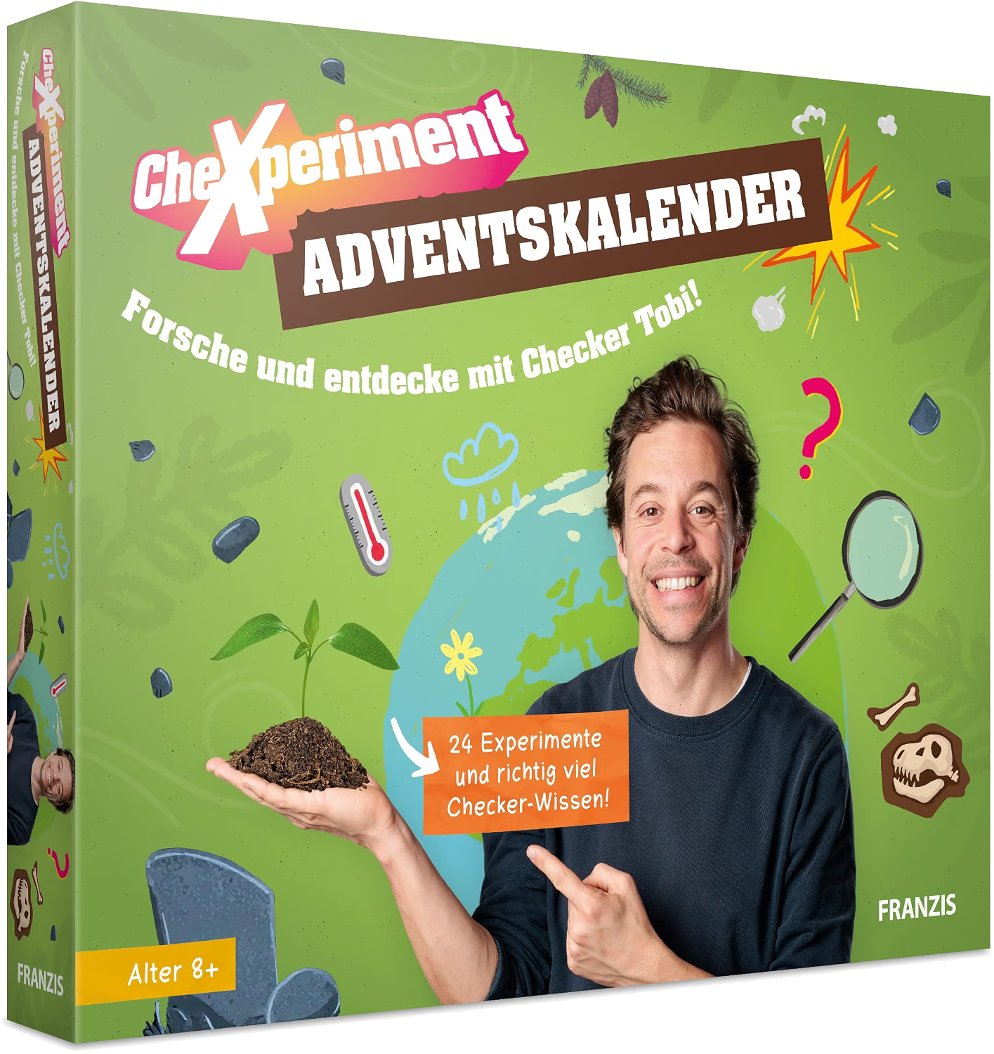 FRANZIS CheXperiment Adventskalender mit Checker Tobi
