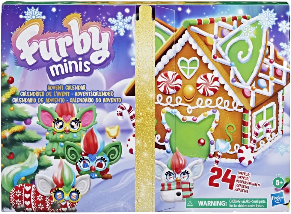 Furby Minis Adventskalender mit Figuren und Schlüsselanhänger